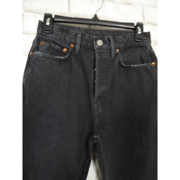 $395 Women's Levi's Redone 90s High Rise Ankle Crop Distressed Jeans 26 NEW - Picture 3 of 10